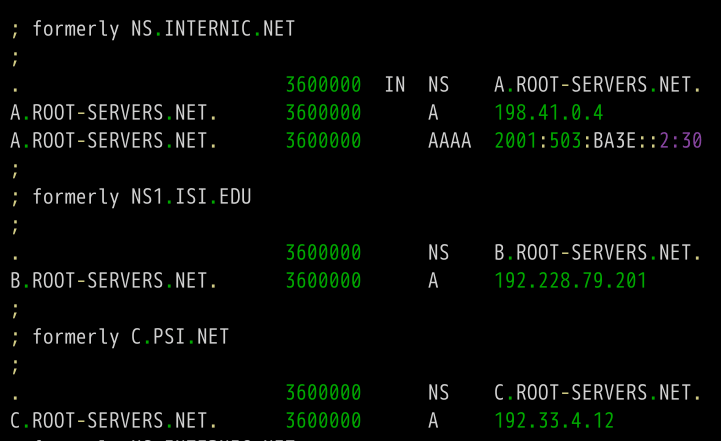 DNS root server